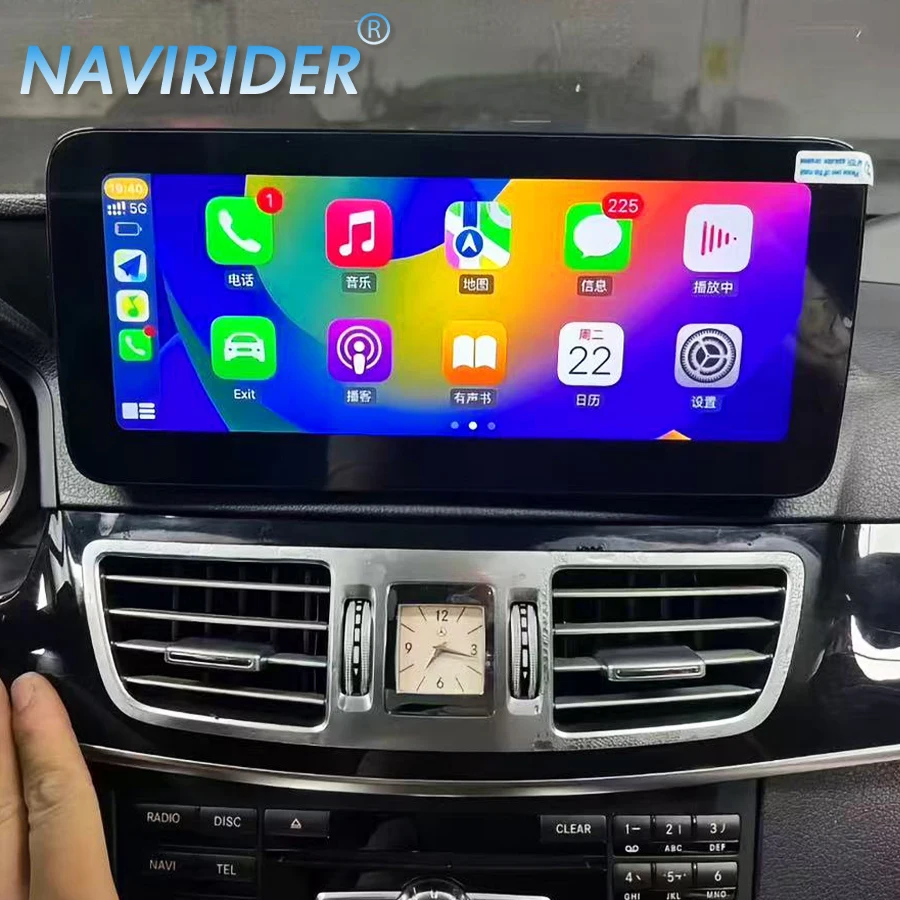 شاشة أندرويد نظام تحديد المواقع والملاحة لمرسيدس بنز CLS الفئة W218 2011-2017 راديو السيارة الوسائط المتعددة مشغل فيديو وحدة رئيس Carplay