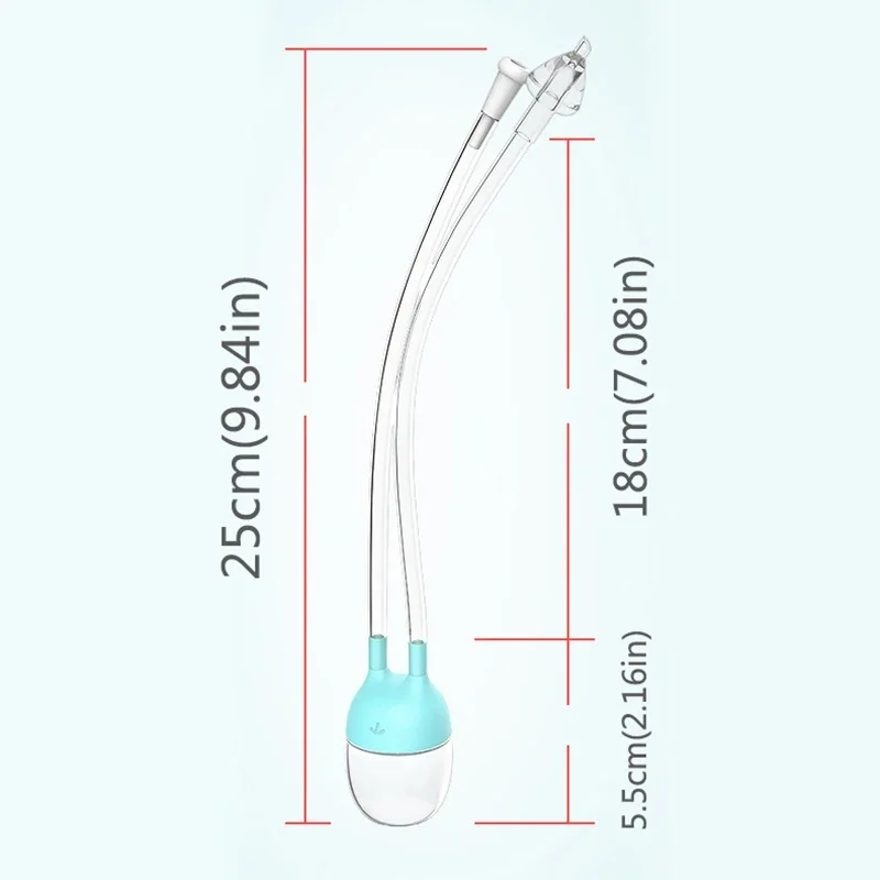 Baby Nose Cleaner Nasal Aspirator Baby Mucous Remover Newborn Hygiene Kit Mucus Runny Nose Inhaler Kids Healthy Care Stuff