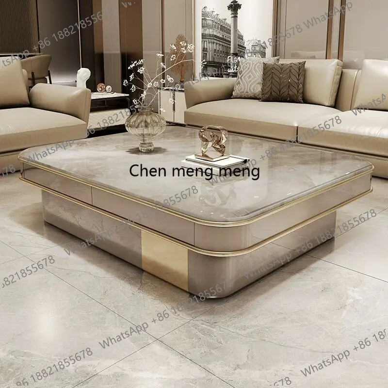

Creative light luxury new living room to increase the size of the apartment, high-end sense, coffee table