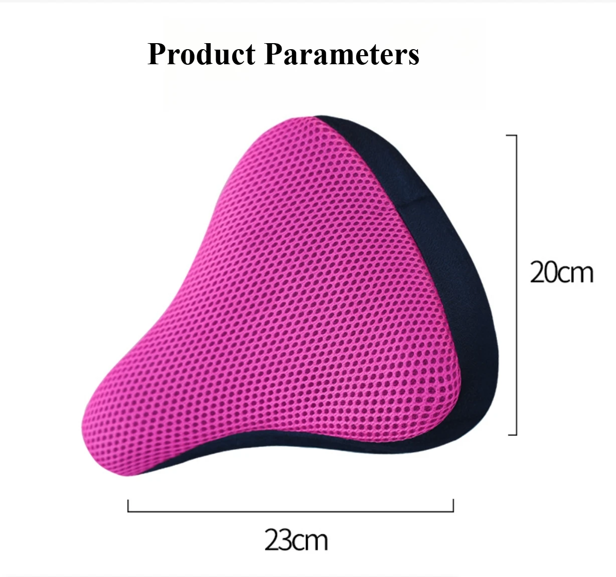 3D Bicycle Saddle Cover Soft Bike Seat Covers Cycling Silicone Seat Cushion Cycling Breathable Saddle Comfortable Bicycle Saddle image 3