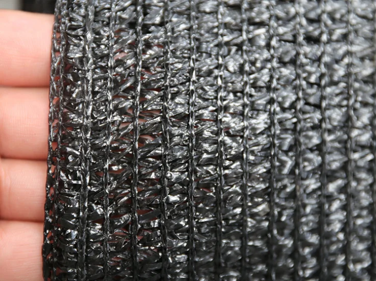 2025 شبكة تظليل الشمس الزراعية لون أسود شبكة ظلة للمنزل الأخضر للظل 100% مادة جديدة