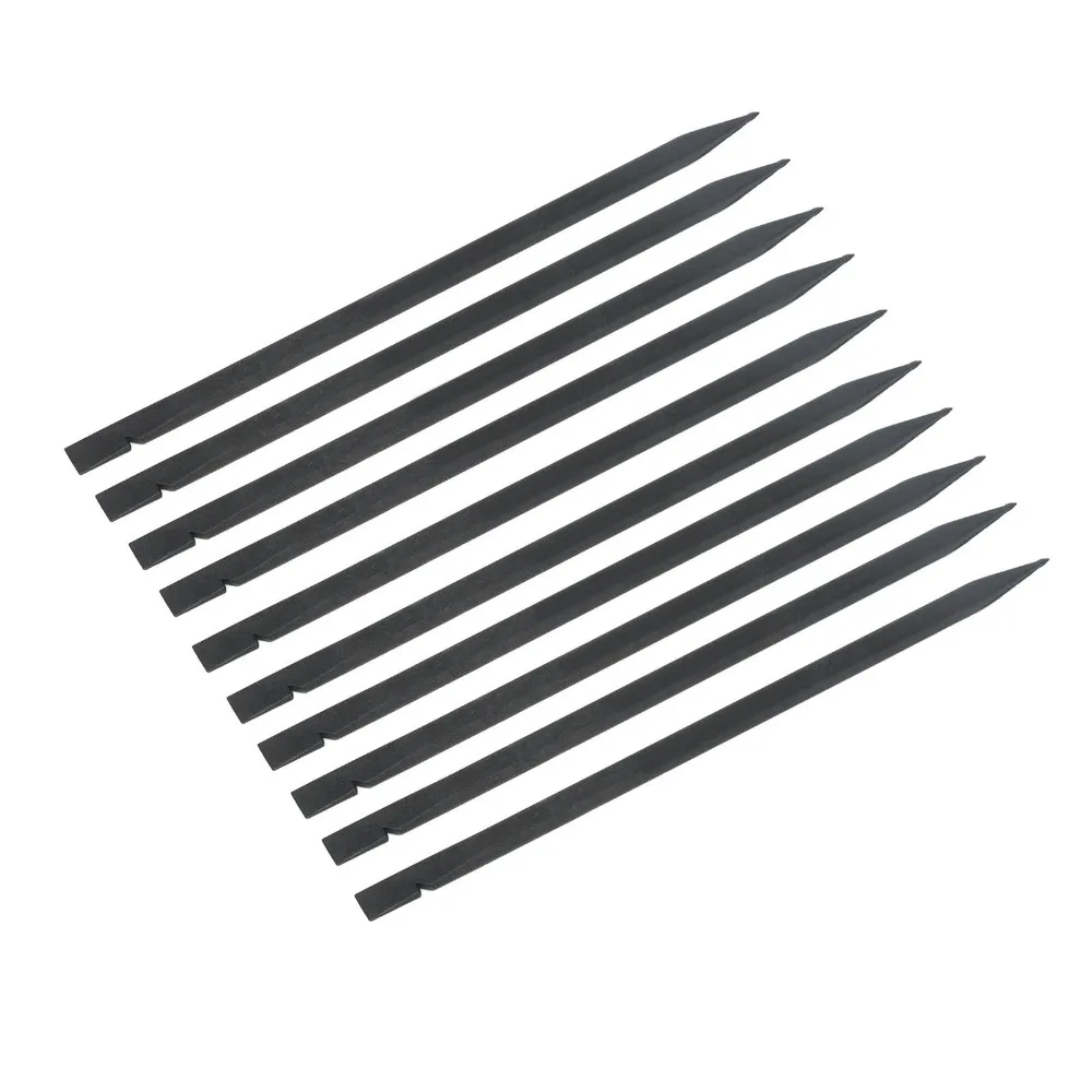 50pcs Plastic / Nylon Spudger Tool Antistatic Black Pry Tool Pointed and Flat Head Dual-End Head Electronics Repair Tools