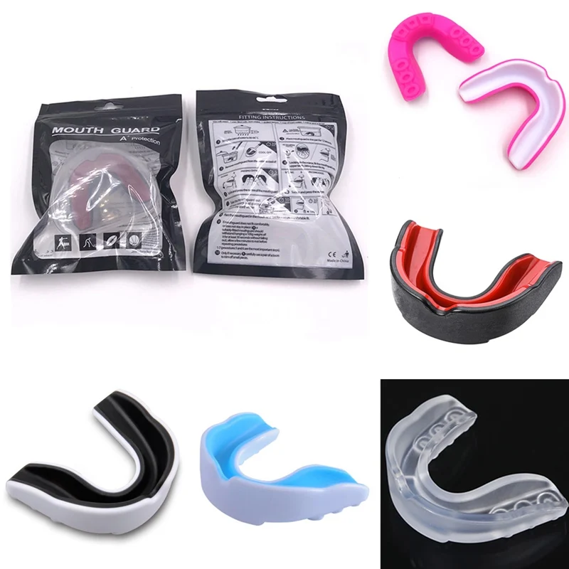 Sport Mouth Guard EVA Teeth Protector Kids Adults Mouthguard Tooth Brace Protection Football Basketball Boxing Teeth Protect