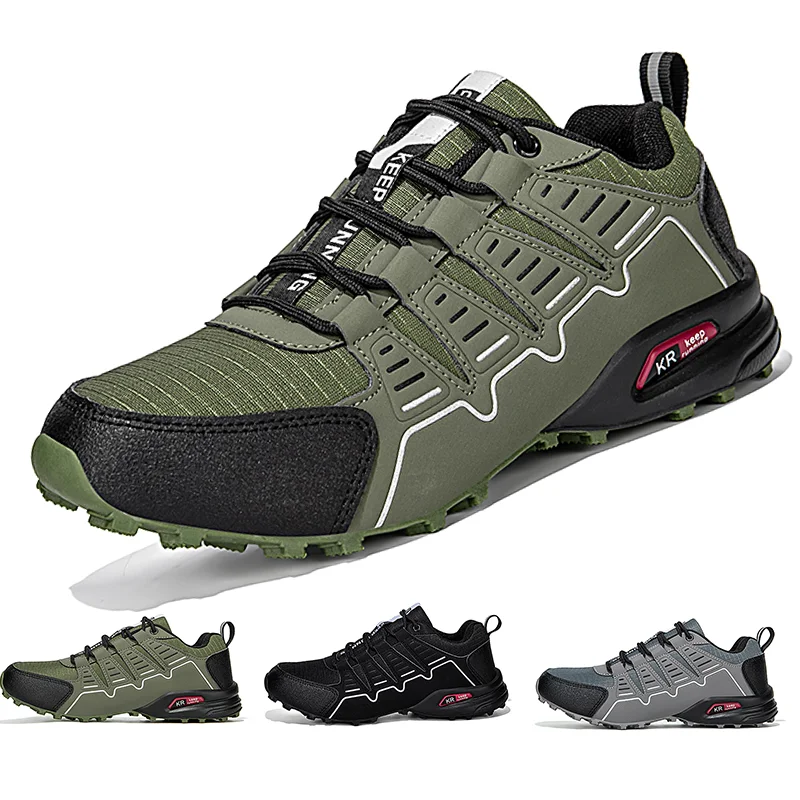 

Waterproof Hiking Boots Anti Slip Deep Lug Rubber Sole Breathable Lightweight for Men Women Outdoor Mountain Trail