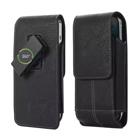 Magnetic Flip Leather Phone Case For Tecno Camon 30s 20s Pro 360° Belt Clip Phone Pouch Waist Card Bag For Camon 30 20 18 19 Pro