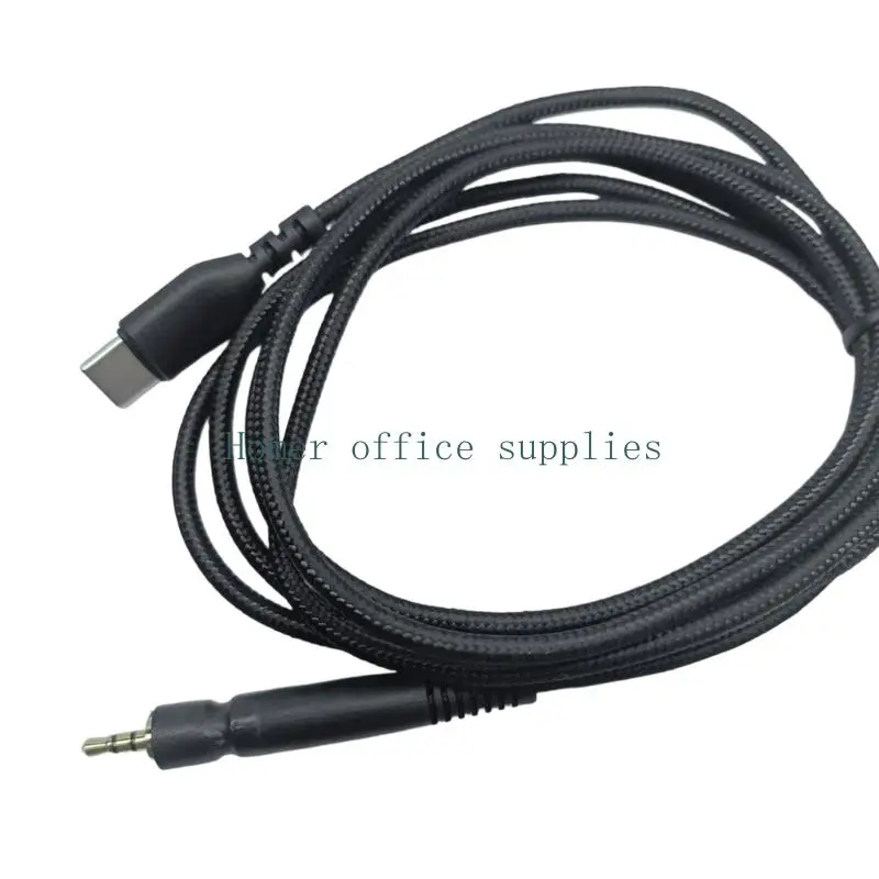 K43B 2.5Mm Locking Type C Headphone Replacement Cable for GSP350/GSP500/GSP600 Enhances Sound Performances And Durability