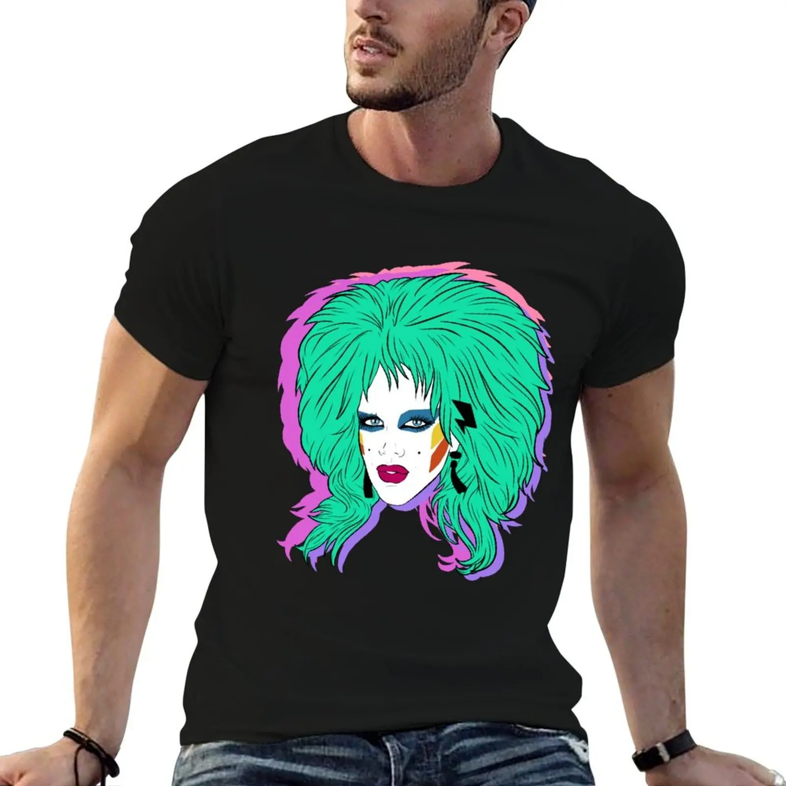 80 Fierce Drag Queen Lill T-Shirt t shirt man plain cotton t shirts man 100% man t shirt designer T-shirt