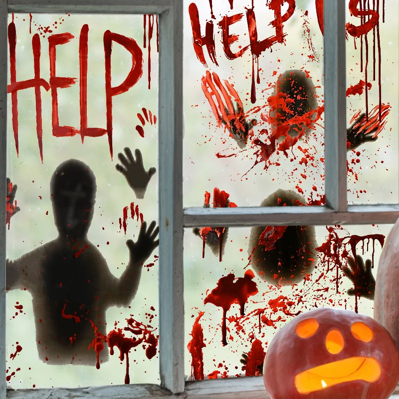 Big Removable Happy Halloween  - Home Bathroom Window recension och pris