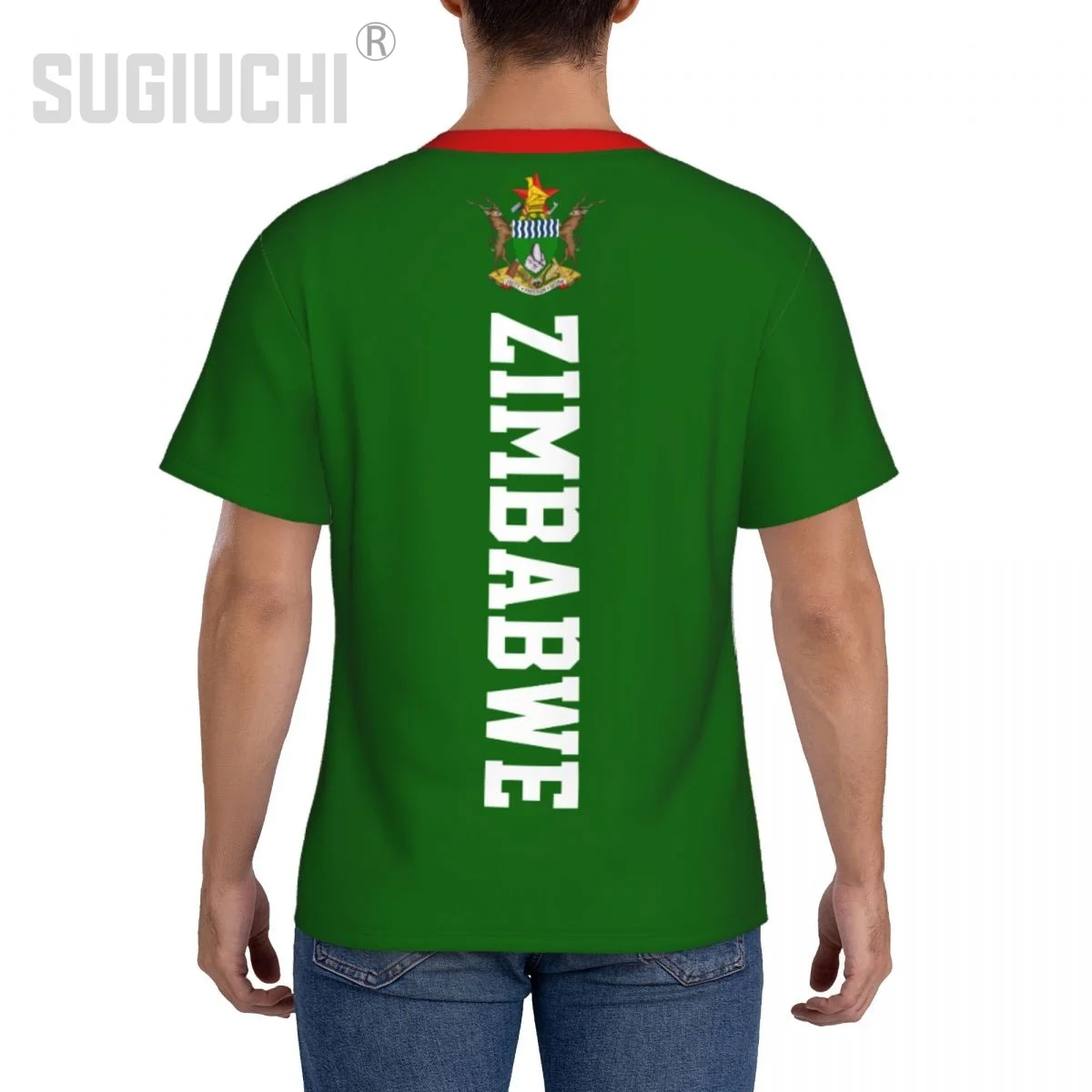 Tight Sports T-shirt Zimbabwe Flag 3D For Men Women Tees jersey Clothes Soccer Football Fans Gift Patriotic T shirt