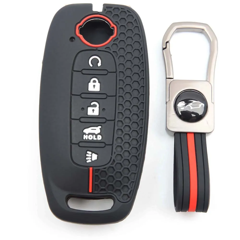 Silicone Keychain key Cover Case for Nissan Versa X-Trail T33 Serena Rouge Kicks Pathfinder Ariya Rogue 2023 Car Accessories