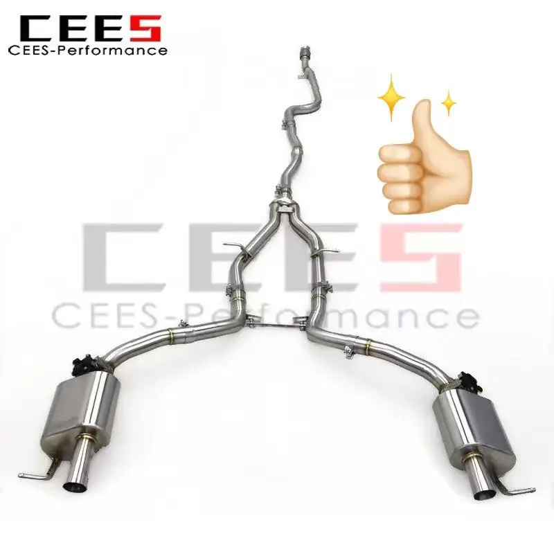 

CEES SUS304 Высокопроизводительная выхлопная система Catback с глушителем Valvetronic для Mercedes-Benz E200/E300 W213 2.0T 2017-2023