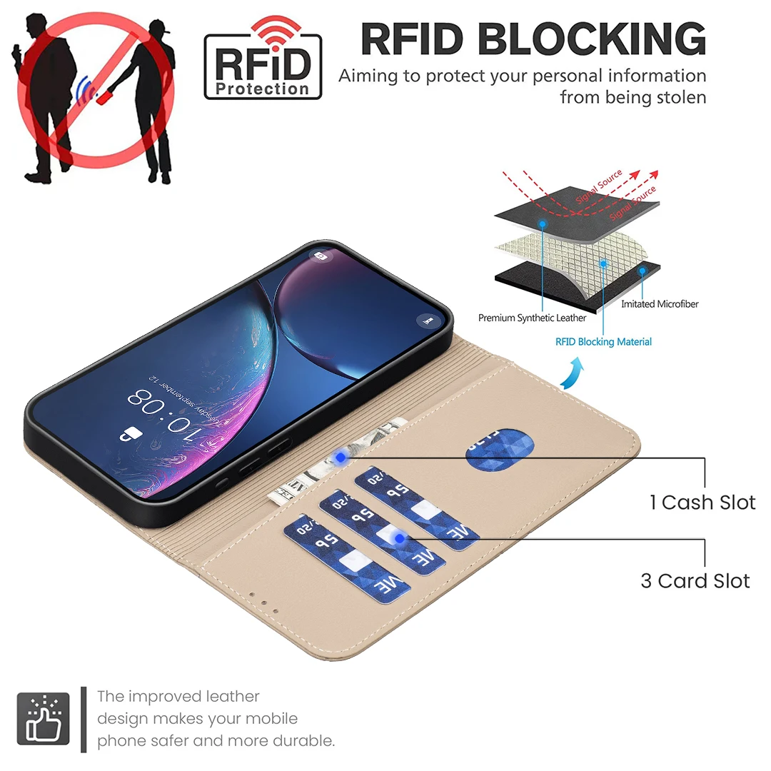 Realme C71 C75 C55 C53 için te - Flip Leather Case incelemesi ve fiyatı