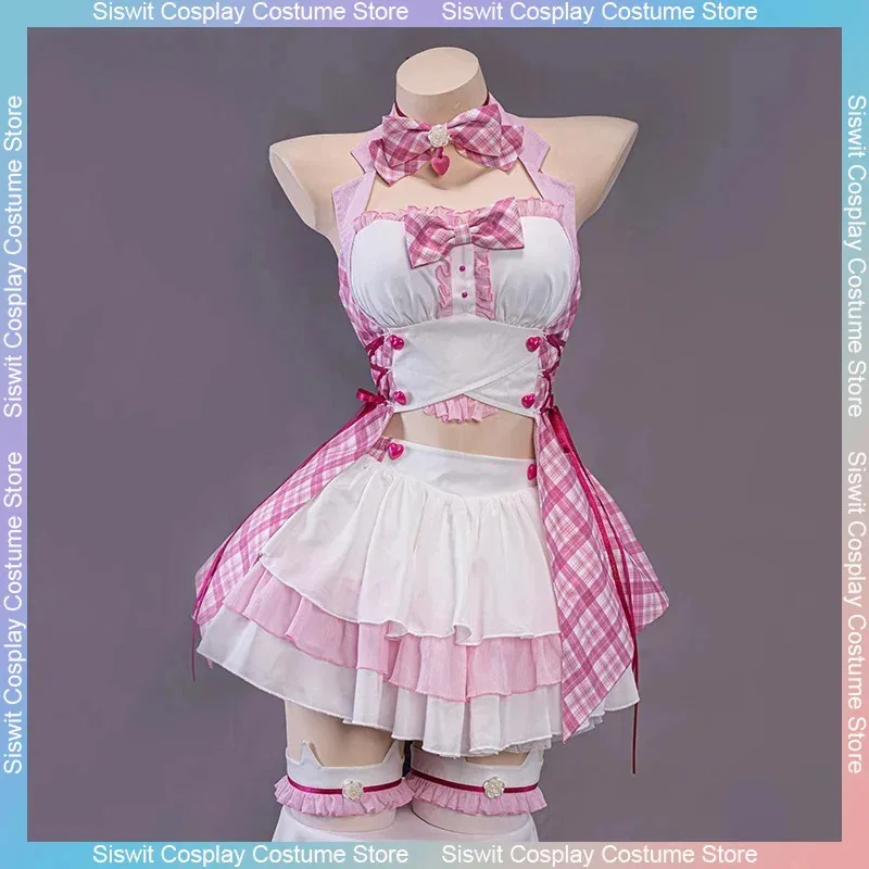 

Chocola Cosplay Halloween Costume New Idol Catgirl Maid Dress Set Chocolaa/Vanillaa Theatrical Suit Anime Carnival Party Dress