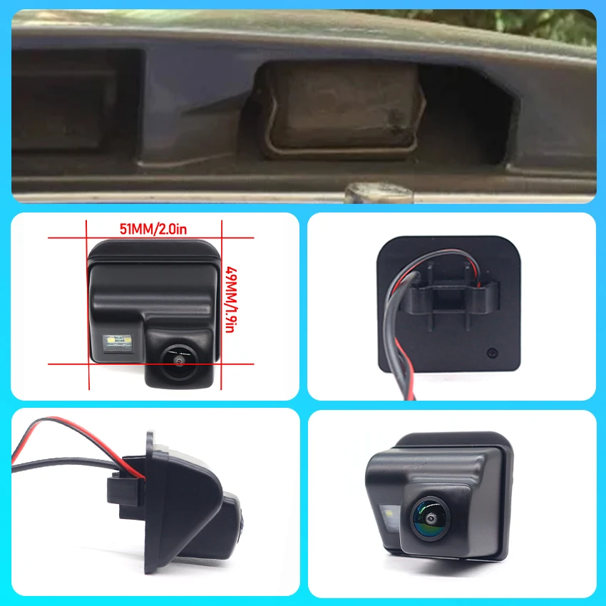 170° Fisheye Lens Full HD CCD Waterproof Rear View Camera For Besturn B70 B90 2009 2010 2011 2012 Dedicated License Plate Camera