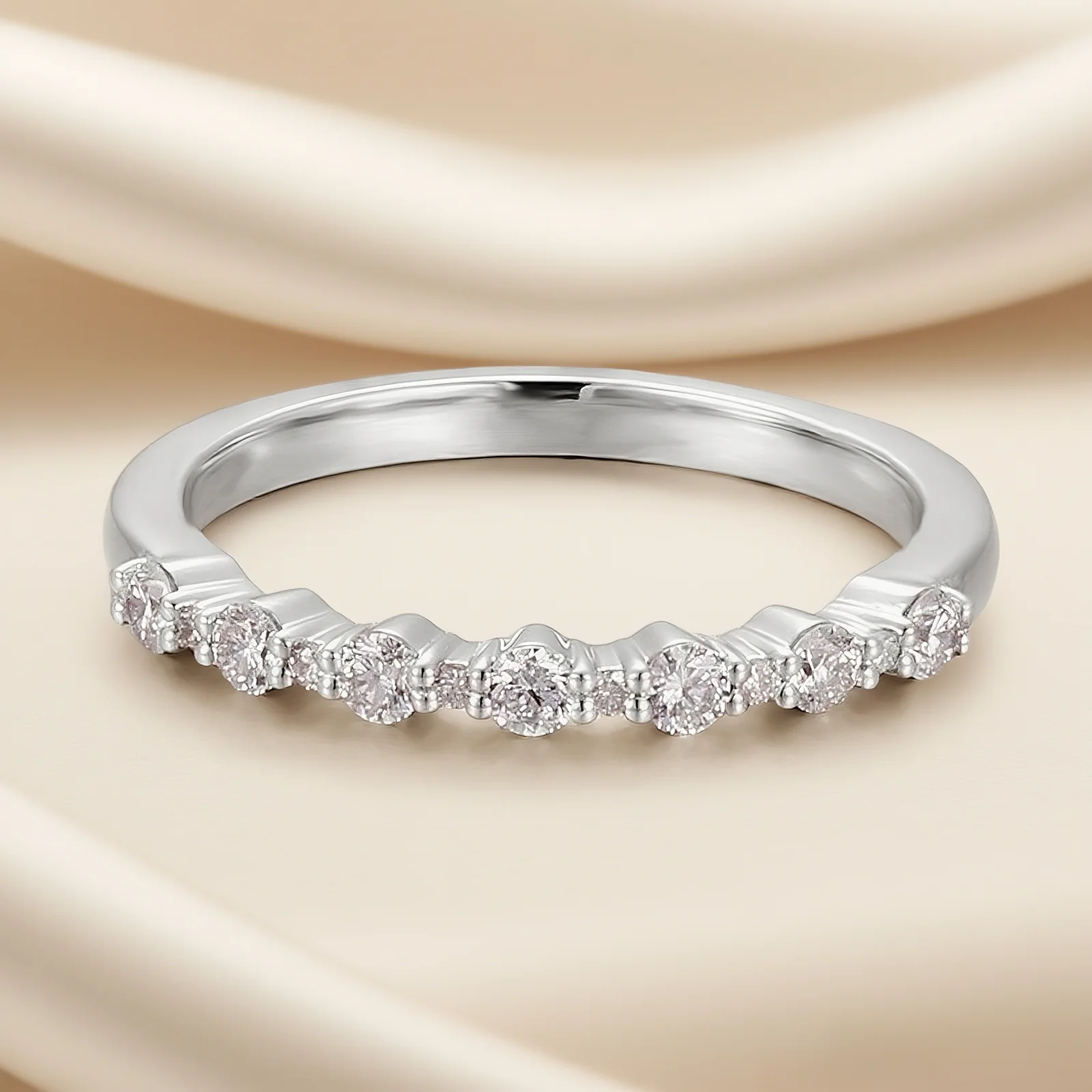Provence Minimalist Ring10K Gold Marquise cut Lab diamond  Everyday Ring Tail Ring stacking band girls Party Christmas Gifts