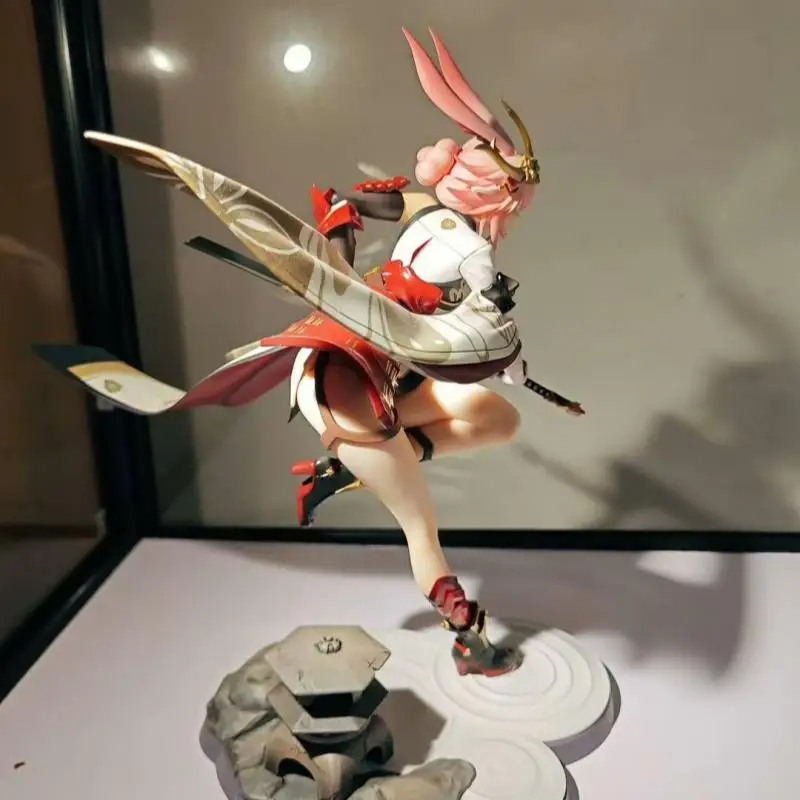 

1: 1 Reproduction 25cm Honkai Impact 3-Miko Yae Sakura Anime Character Model Statue Series Desktop Decoration Handmade Toys