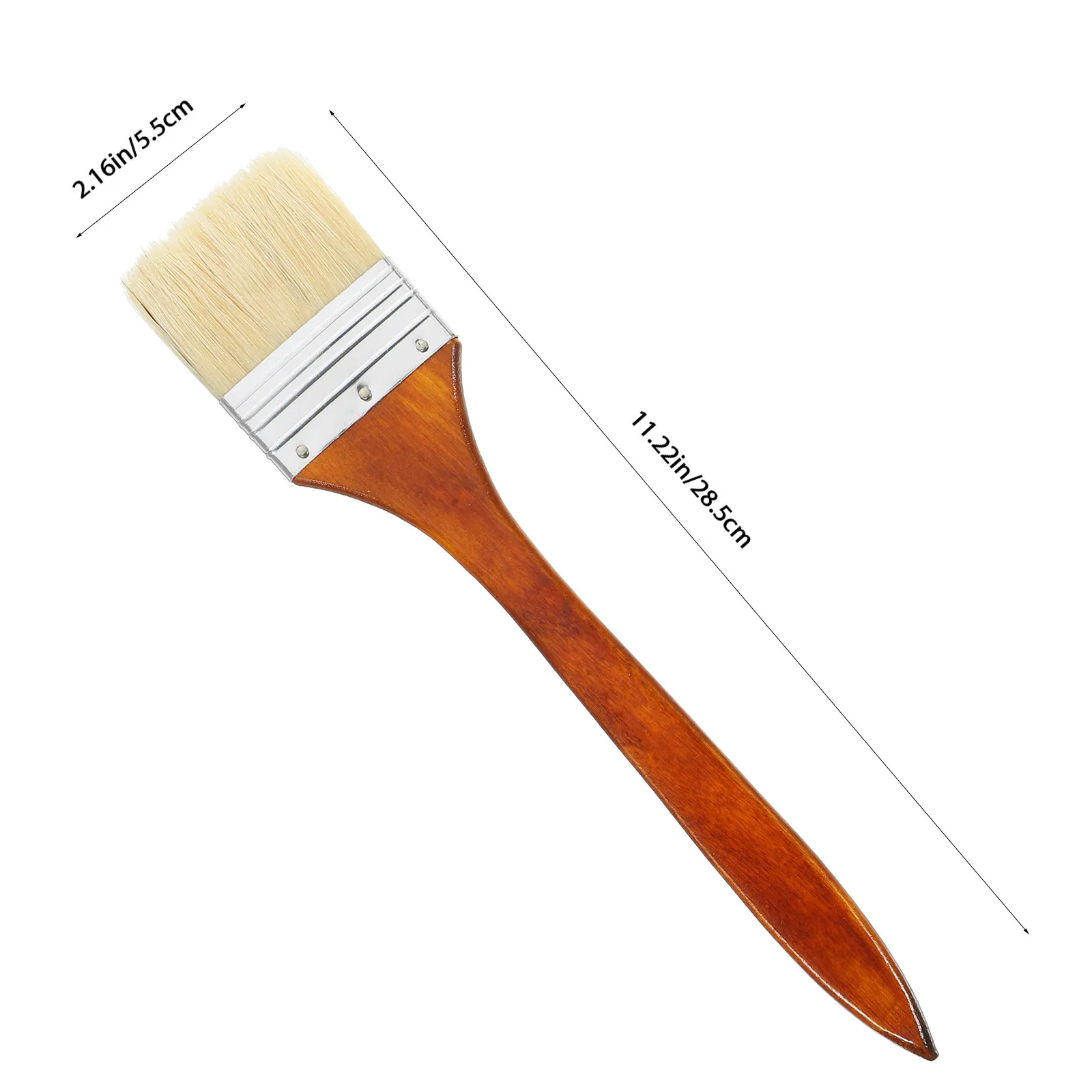 5Pcs Oil Painting Brush Wood Handle Multipurpose Paint Brush for Art DIY Professional Painting Tool Paintbrush for Oil Paint