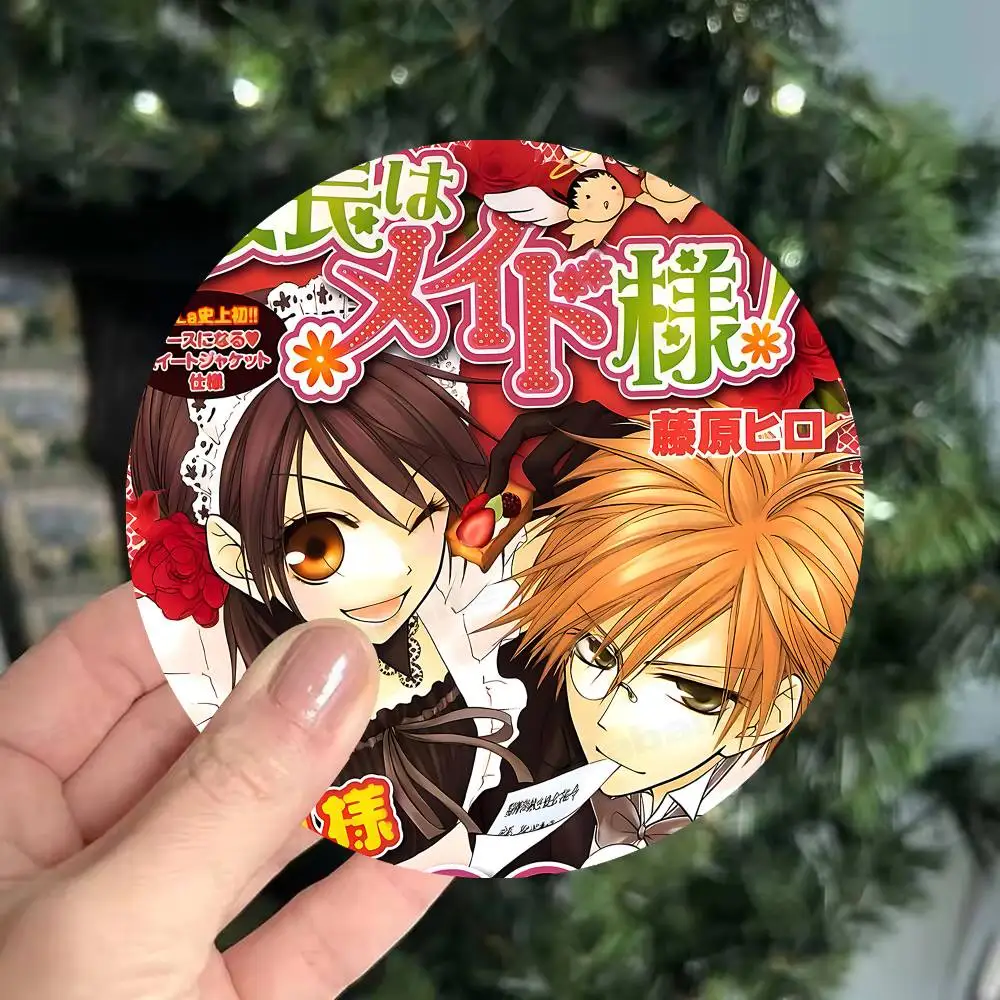 Japanese Anime M-Maid S-Sama Wooden Coaster Colour Printing Cup Mat Home Desk Decoration Gifts