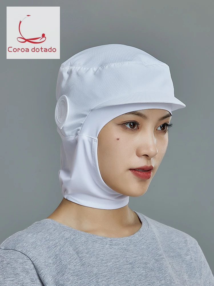 Hair protection hat Food hat Central kitchen work hat Breathable and washable factory workshop hat for both men and women