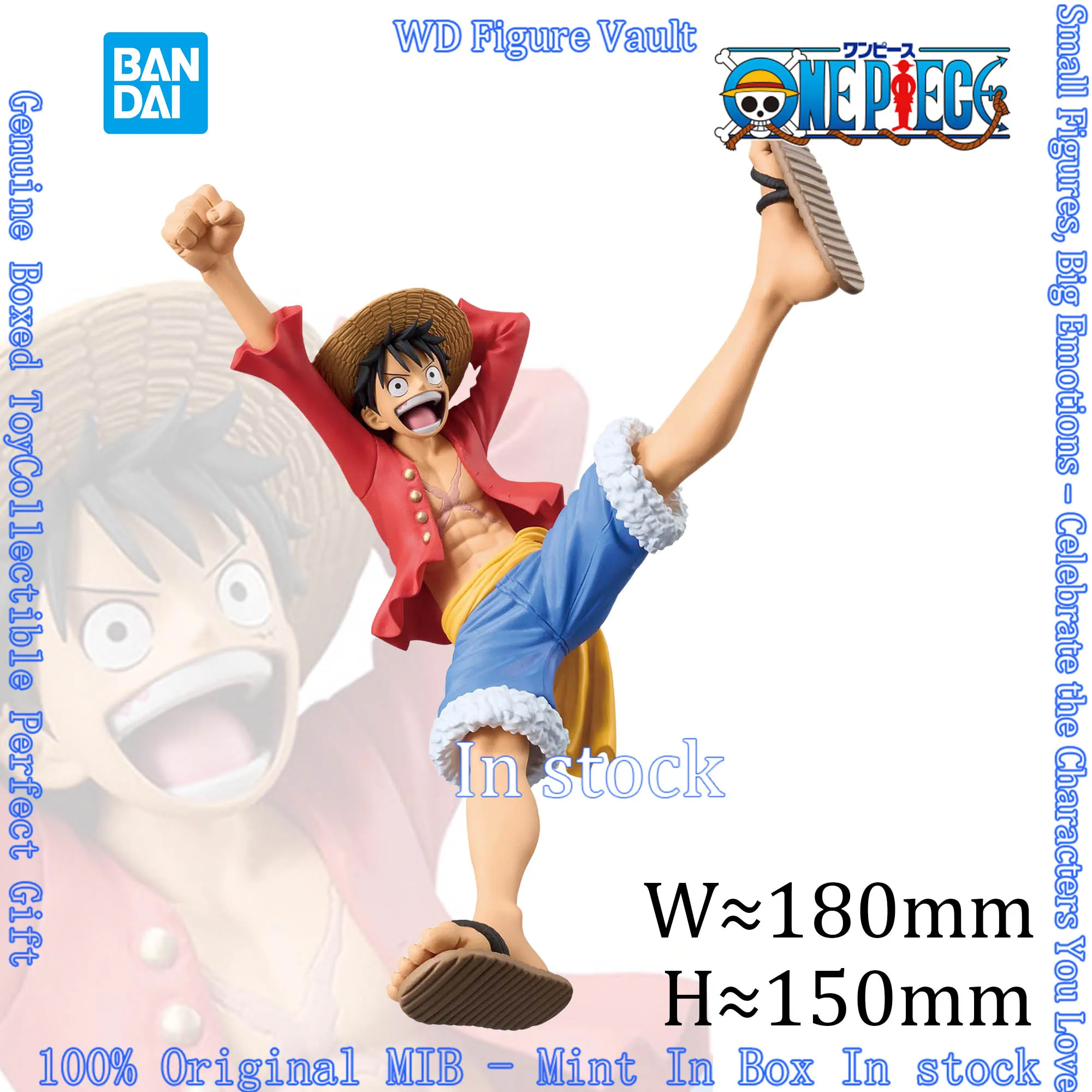 

Лицензионные фигурки Bandai ONE PIECE ROMANCE DAWN-MONKEY.D.LUFFY, аниме-модели, оригинальные, в коробке, игрушки в подарок