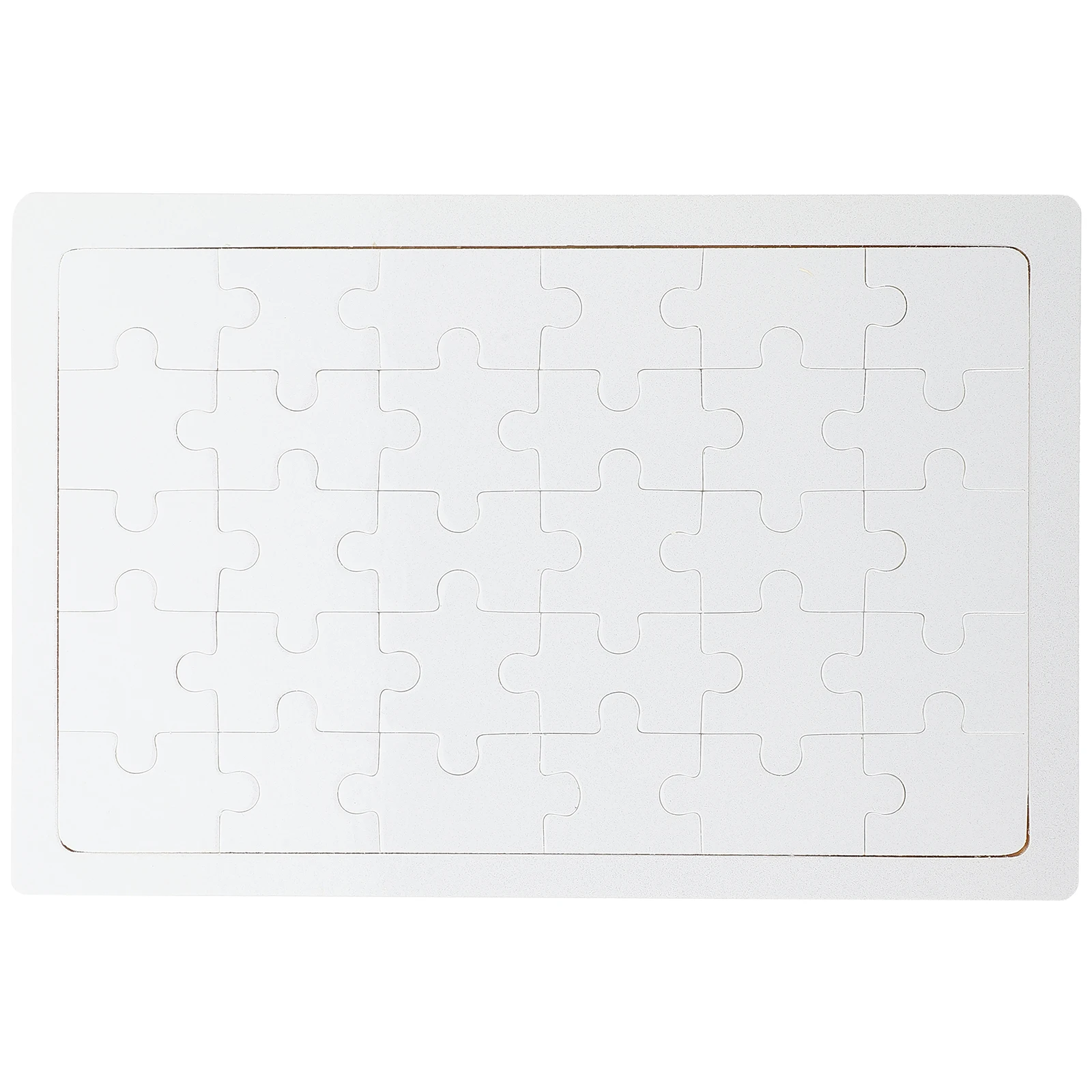 Blank Heat Transfer Diy Jigsaw Craft Thermal Press Sublimation Paper Piece Creative Educational Game For Children