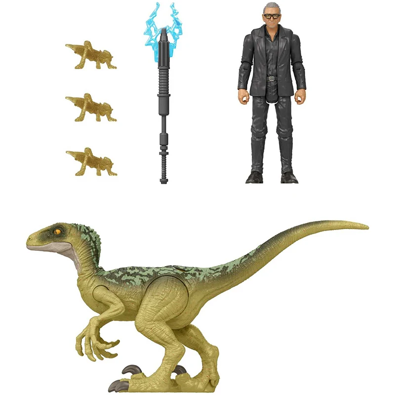 Mattel Jurassic World Dominion DR.IAN MALCOLM VELOCIRAPTOR OWEN VELOCIRAPTOR BETA CLAIRE DILOPHOSAURUS Action Figure Dinosaur