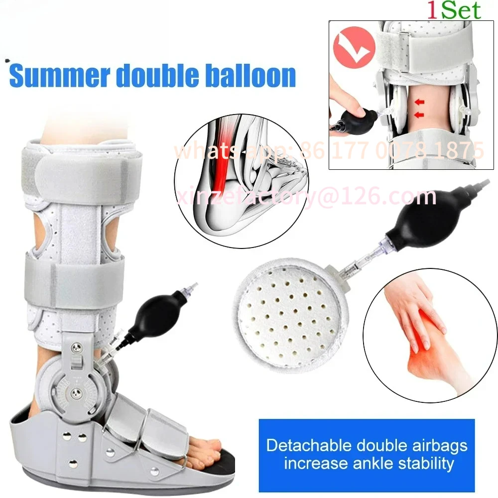 Customizable Tall Air ROM Walker Boot - Orthopedic Fracture Recovery Brace for Broken Foot, Ankle Sprain, Post-Surgery Support