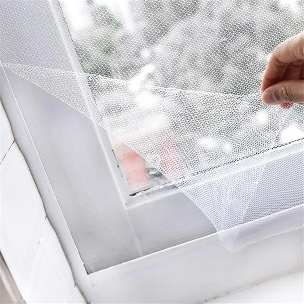 New Indoor Insect Fly Mosquito Window Screen Self-adhesive Simple Invisible Home Mosquito Repellent Kitchen Home Curtains