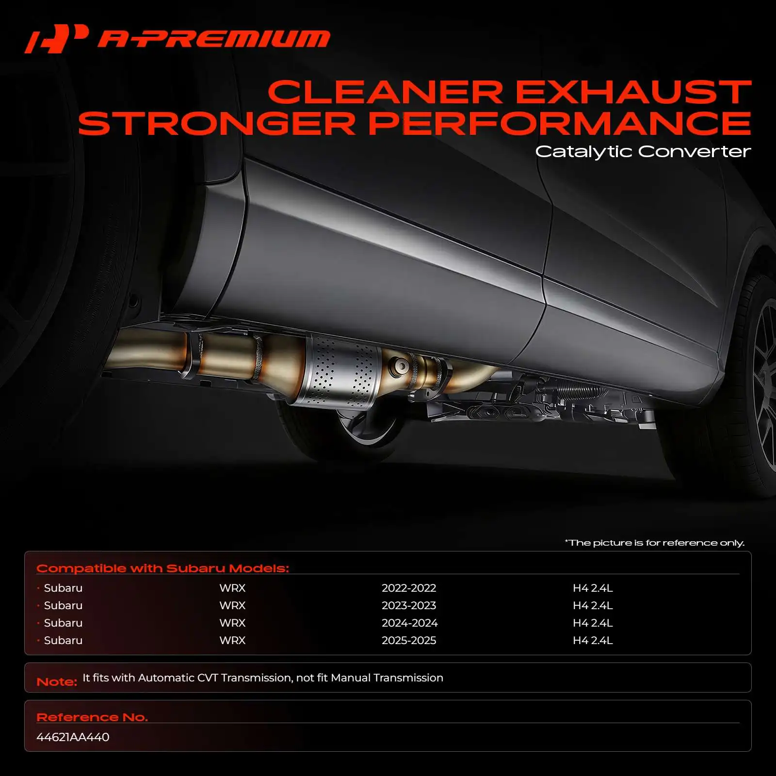 A-Premium Catalytic Converter for Subaru WRX 2022-2025
