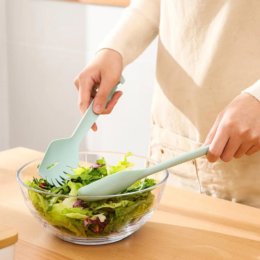 

1Pcs Multifunctional Kitchen Food Clip Heat Resistant Food Clamp Light Green for Home Restaurant Bbq Salad Pasta