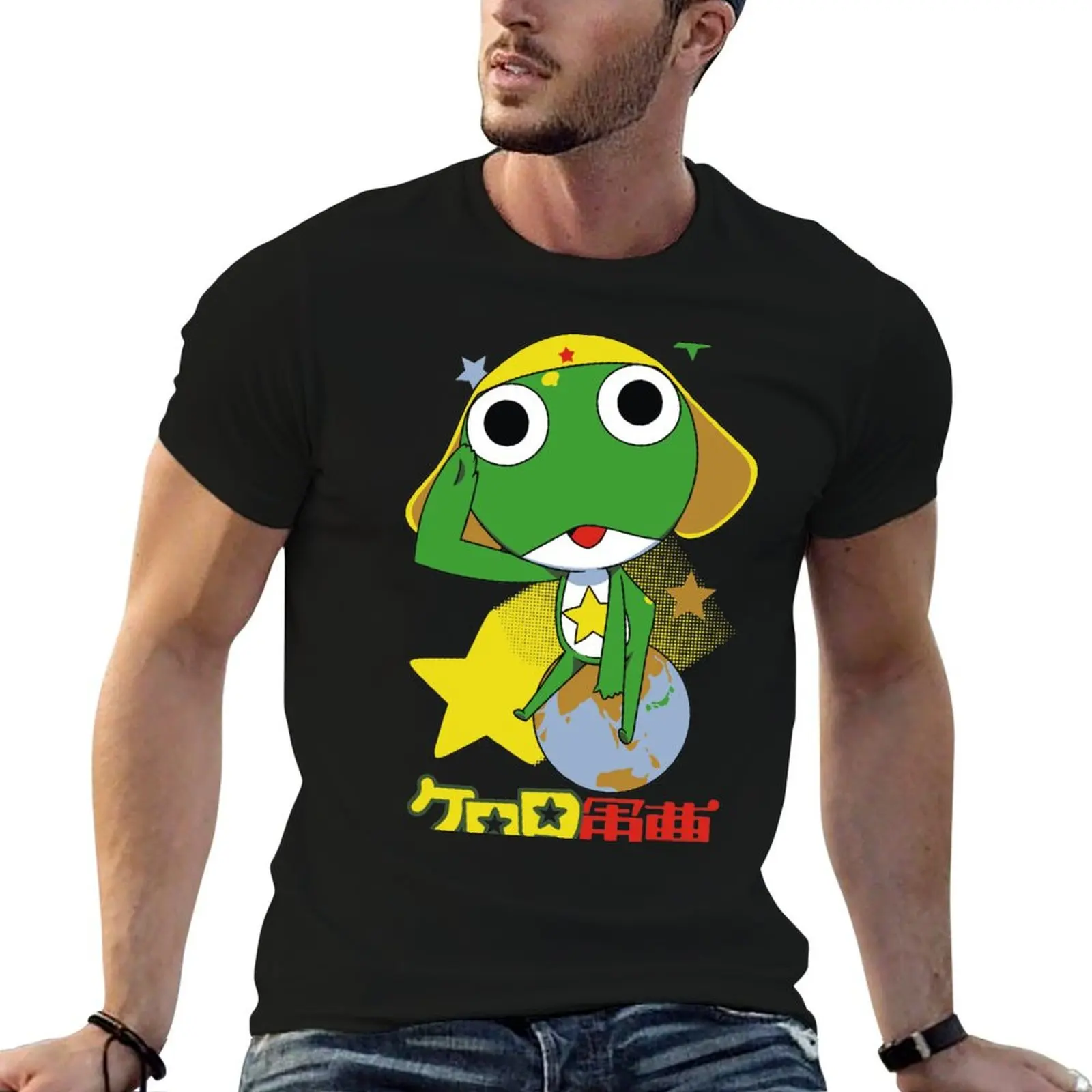 

Sgt. Keroro T-Shirt anime t shirts oversize man t shirts high quality luxury brand t shirts for man pack white T-Shirt