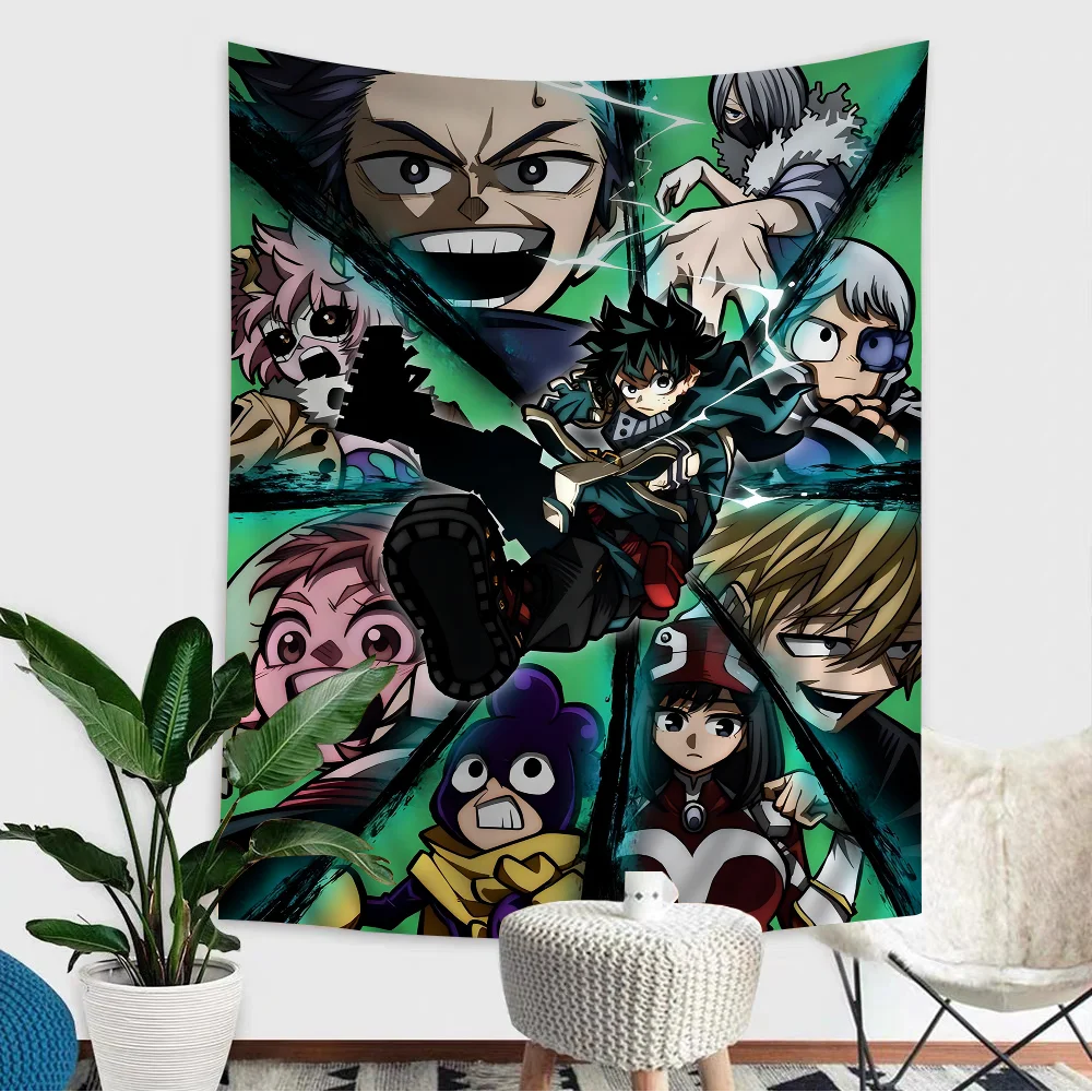 Anime B-Bakugo Katsuki Hanging Bohemian Tapestry Indian Buddha Wall Decoration Witchcraft Bohemian Hippie Cheap Hippie Hanging