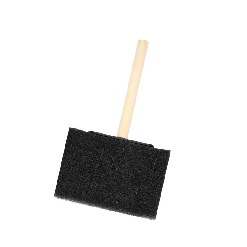 97BC Sponge Foam Head Painting Brushes Set For Painting And Crafting With Easy To Clean Designs And Comfortable Grip