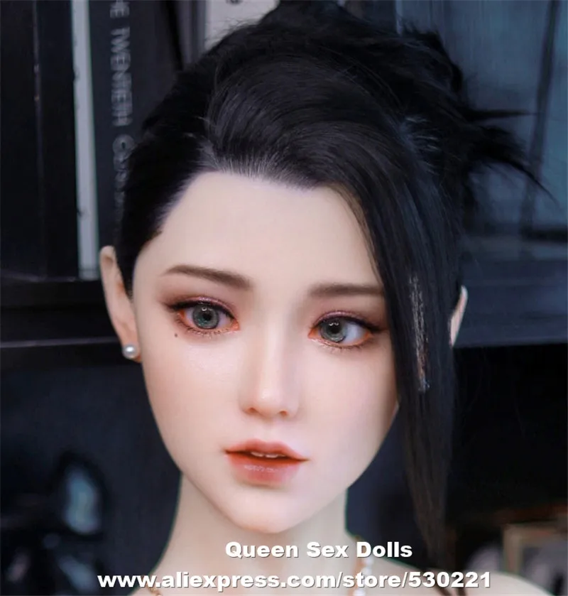 WMDOLL Top Quality Implanted Hair Eyebrow Real Silicone Sex Doll Head For TPE Adult Dolls Mannequin Fit 145cm to 175cm