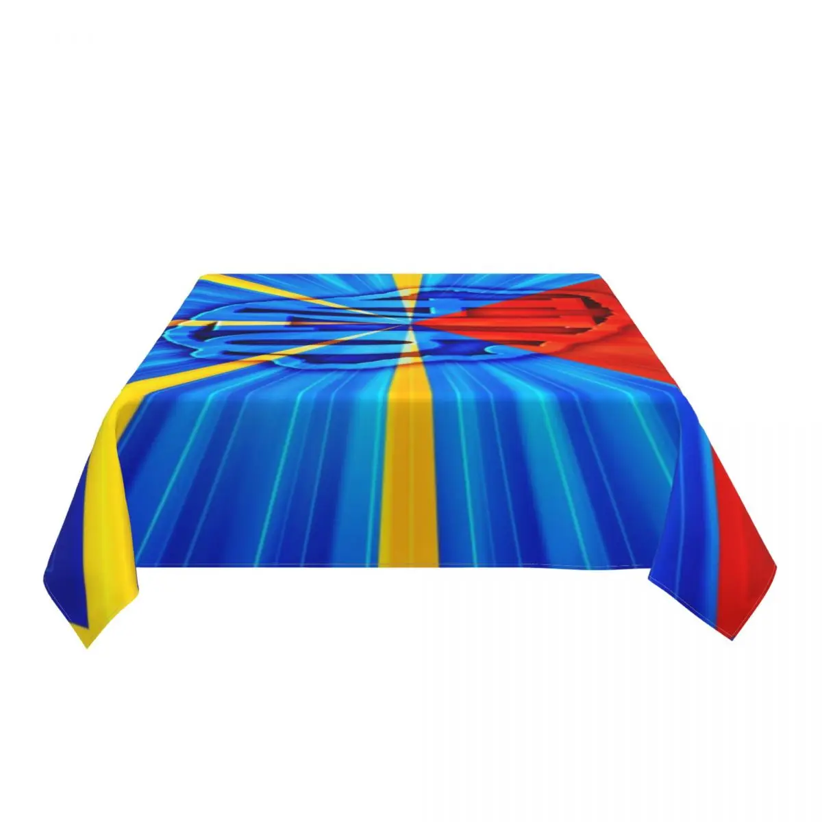 Rectangular Oilproof 974 Maveli Reunion Island Flag Table Cover Reunionese Proud Table Cloth Backing Edge Tablecloth for Picnic