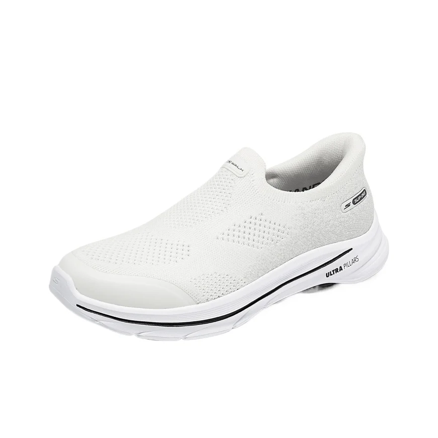 Skechers Abrasion Resistant Low top Casual Shoes Women's White 125926-WBK view 4