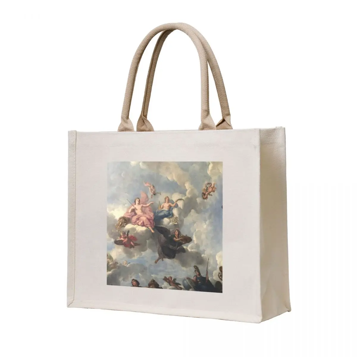 

Aesthetic Renaissance Angels Tote Bag handbag bags woman 2025 Eco bag hand bag ladies