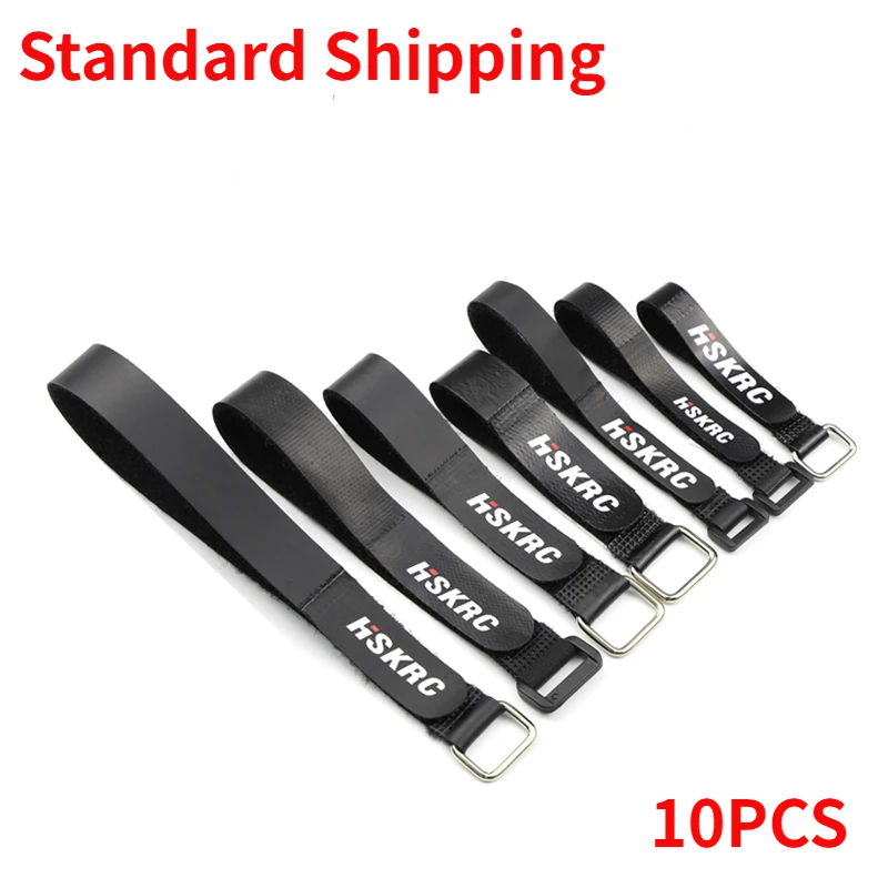 

10PCS HSKRC Nylon Non-Slip Coating 150mm 200mm 250mm LIPO Battery Strap for RC Helicopter FPV Freestyle Drones DIY Parts