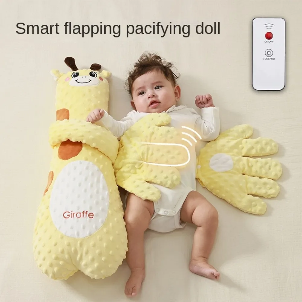 

New Soft Automatic Tapping Pillows Cartoon With Remote Control Soothing Pillow Electric Remote Control Baby Patting Toy Newborns
