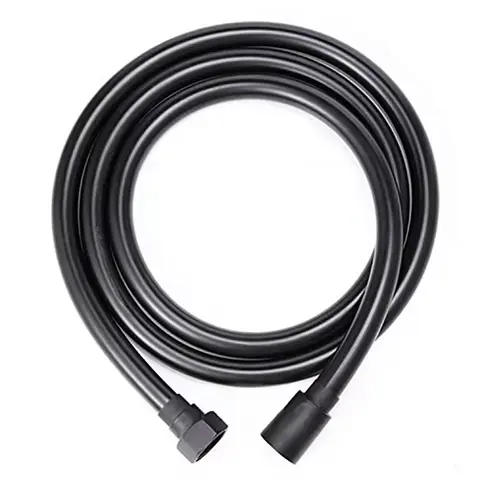 2m Black PVC Silicone Shower Head Hose Flexible Hose High Pressure Water Strong Multilayer Plumbing Bathroom Accessories