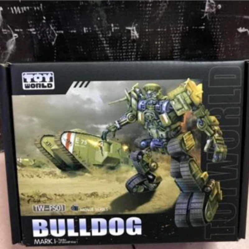 

In Stock Transformation Toy World SS Proportion TW-FS01 Bulldog World War Military Tank 15.5CM Action Figure Toy Collectible