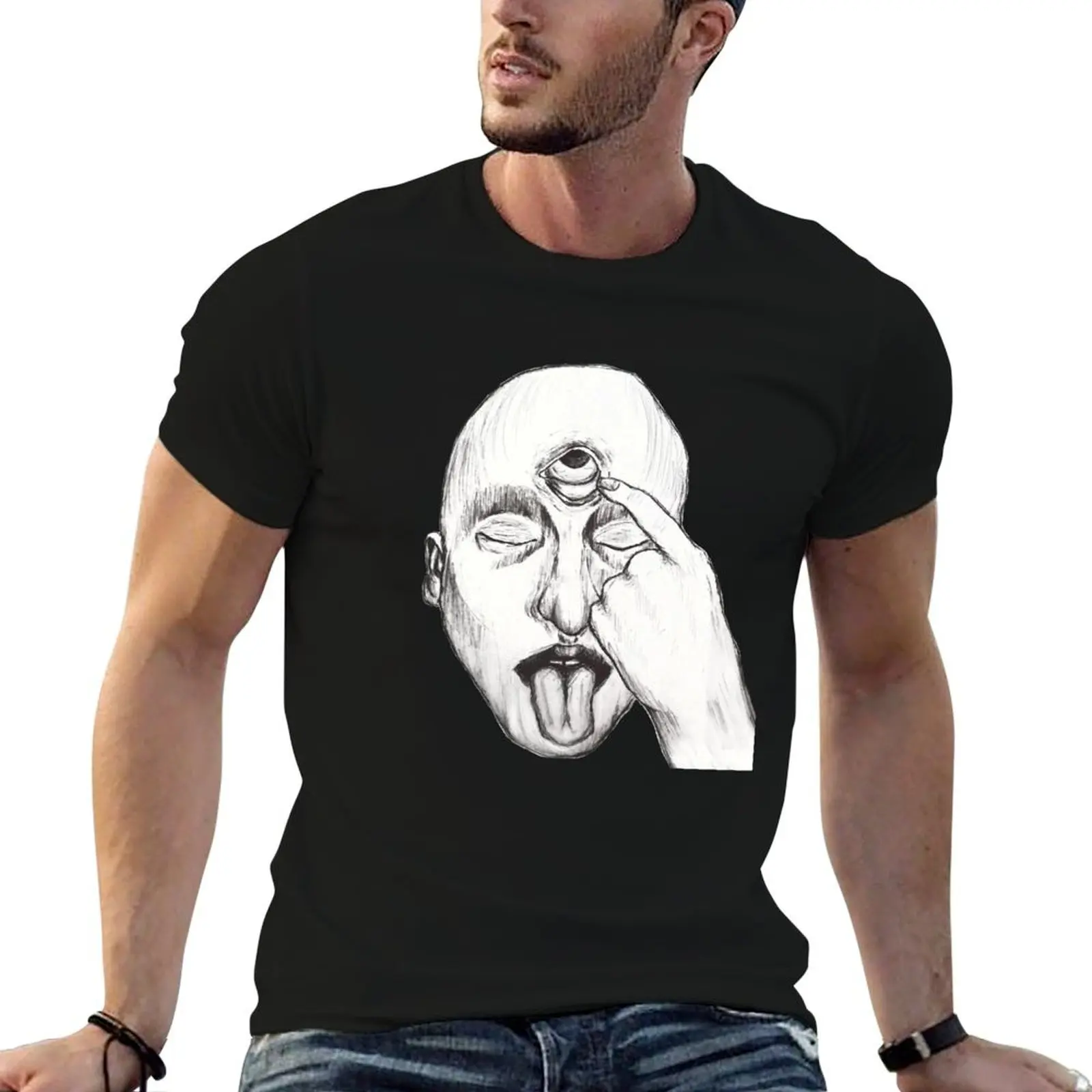 Floating Head No2 T-Shirt Plus Size Comfort Fit Tee