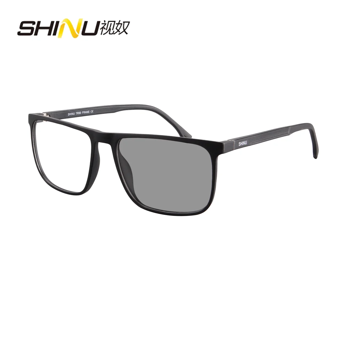 

SHINU Photochromic Progressive Glasses Men Multifocal Reading Glasses Tr90 Original Glasses Prescription Lenses No Astigmatism