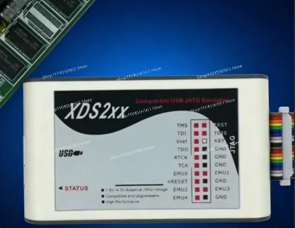 

XDS200 USB Debug Probe, JTAG/SWD/cJTAG, 10MHz, 480Mbps, Exceeds XDS100