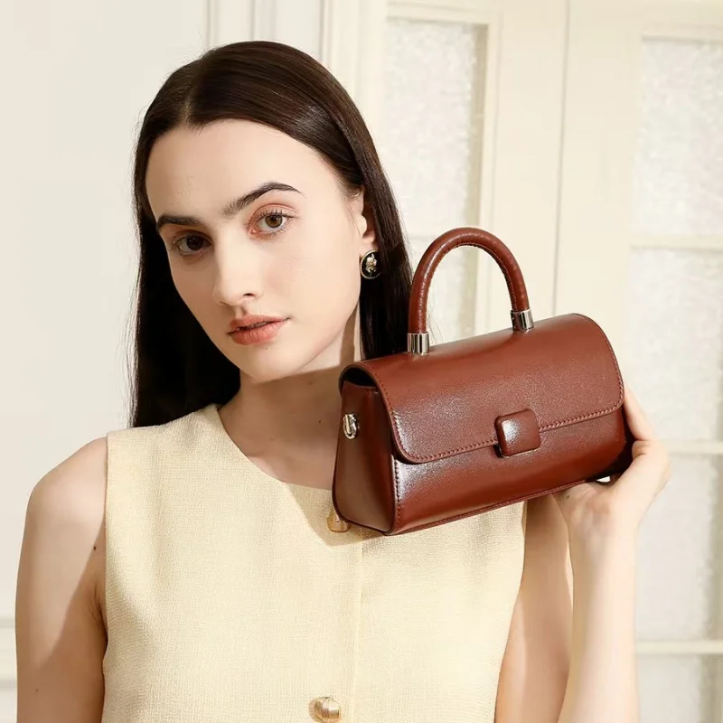 

Женская сумка из натуральной кожи, сумка через плечо, дамская сумка-кроссбоди, роскошная дизайнерская минималистичная сумка из телячьей кожи