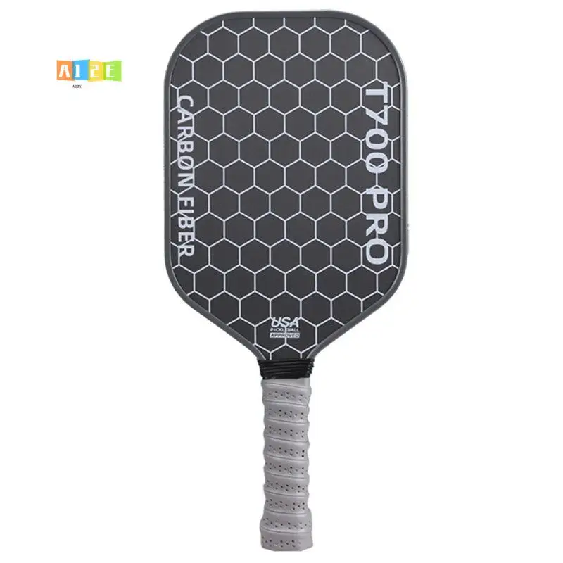

A12E-Pickleball Paddle Carbon Fiber 16MM Honeycomb Core Rackets Non-Slip Grip Paddle High-Performance Racket Indoor Outdoor