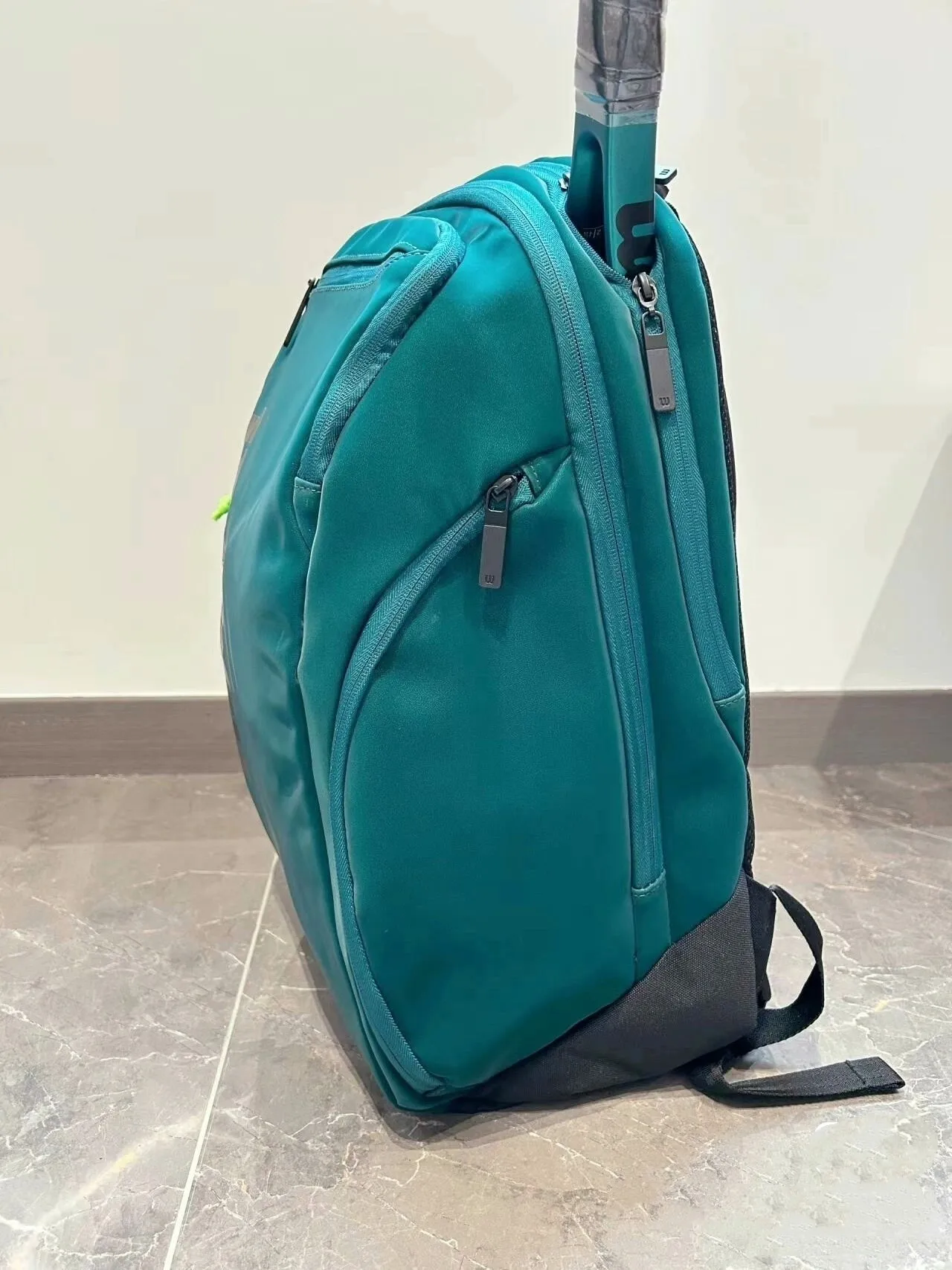 オリジナルウィルソンテニスバッグ多機能バックパック大容量独立したシューズコンパートメント断熱コンパートメント付き