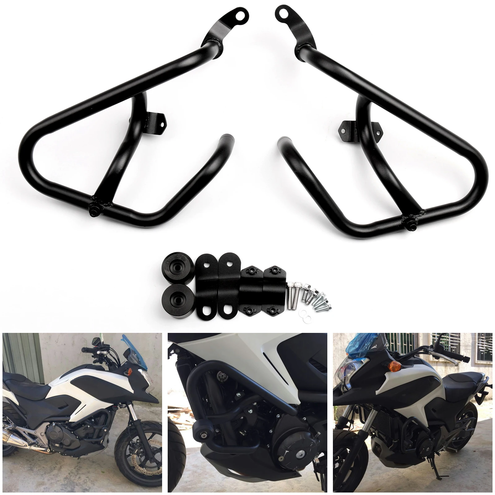 Topteng Engine Guard Crash Bar Protection For Honda NC750X NC750S NC700X NC700S 12-2016