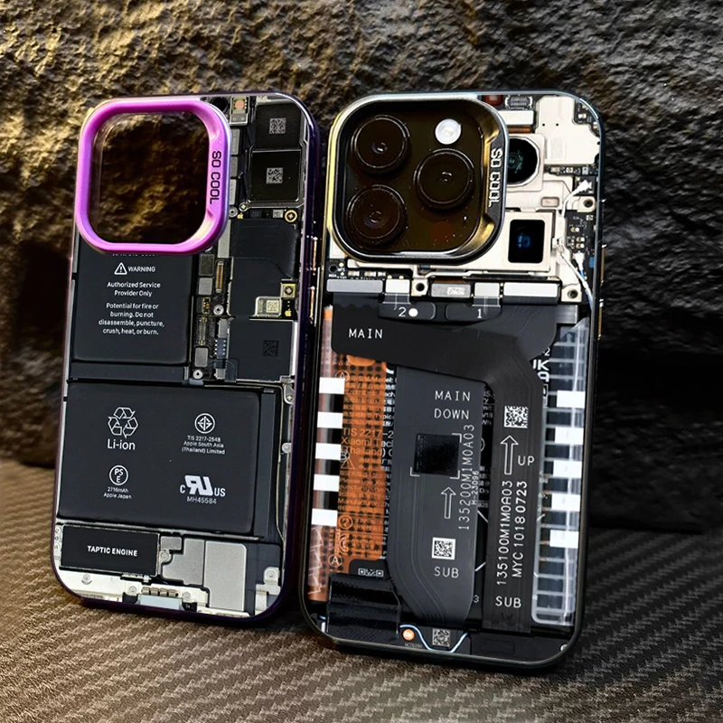 Creative Circuit Board Pattern Phone Case For Samsung Galaxy S26 S25 Note20 Ultra A56 A15 S24 S23 S22 Plus A55 A36  Hard Cover