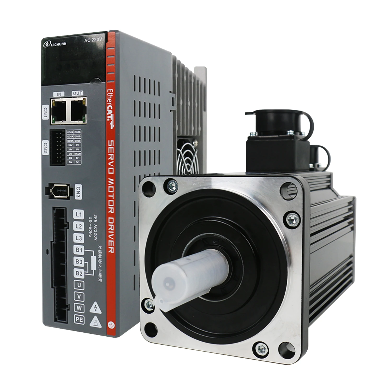 

Серводвигатель Lichuan 220 В EtherCAT с тормозом, 17 бит, инкрементальный энкодер, 1200 Вт/1500 Вт/1800 Вт, 4 Нм/5 Нм/6 Нм, сервомоторы для станков с ЧПУ